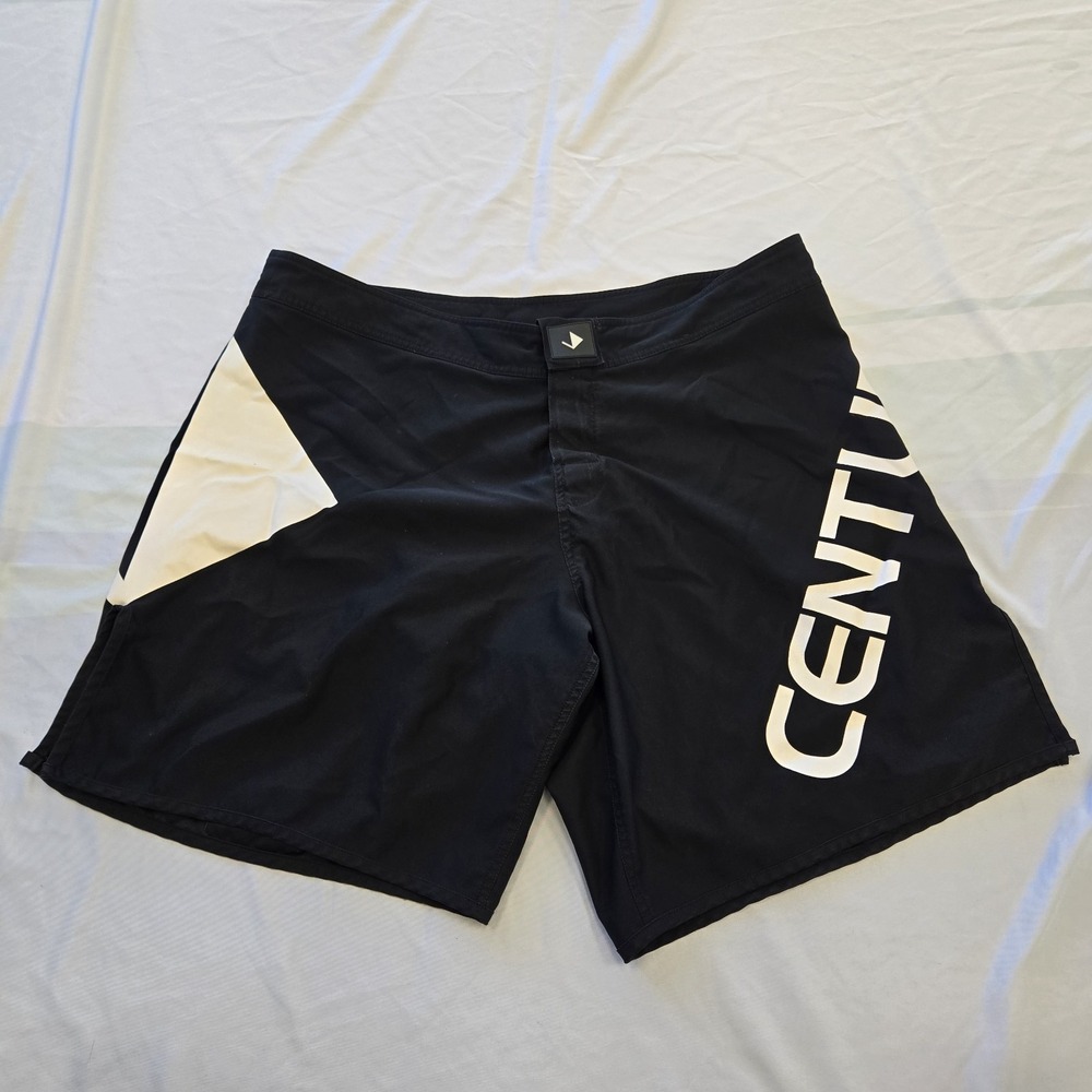 Century Martial Arts MMA Shorts Karate Taekwondo Black Mens Sz 42  BJJ RARE‎